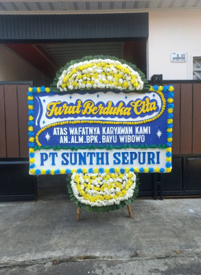 Papan Bunga Duka di Nakama